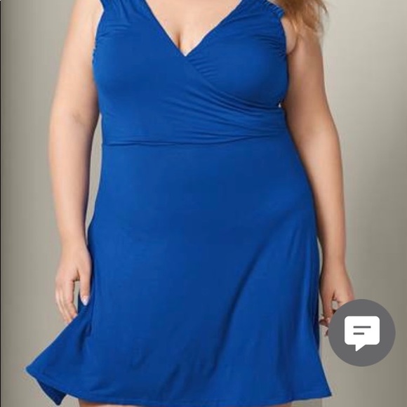 VENUS Dresses & Skirts - 🦩🦩Venus Royal Blue Drape Front Dress 2x🦩🦩